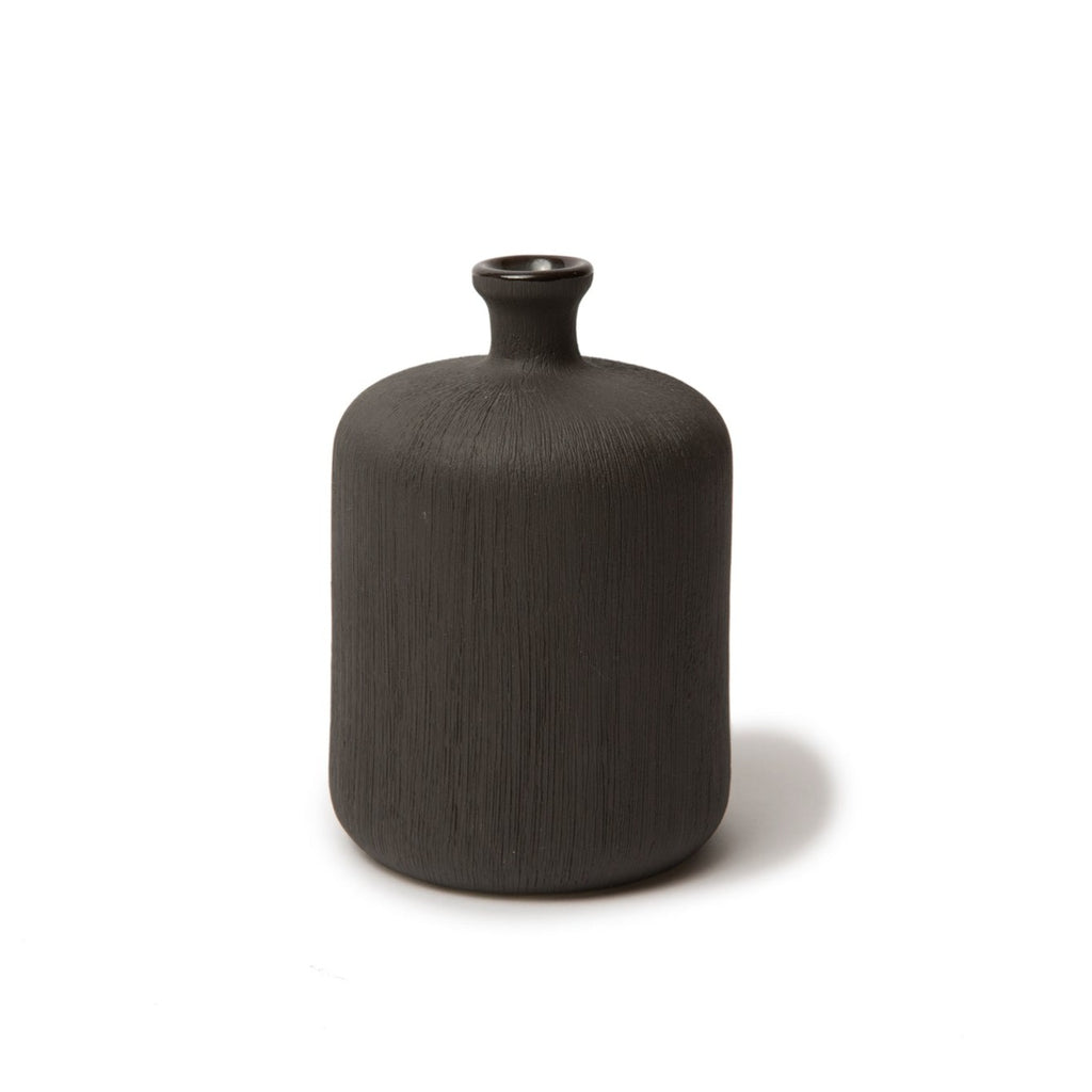 Lindform Medium Black Bottle Vase
