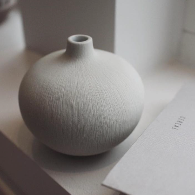 Lindform Bari Small White Vase