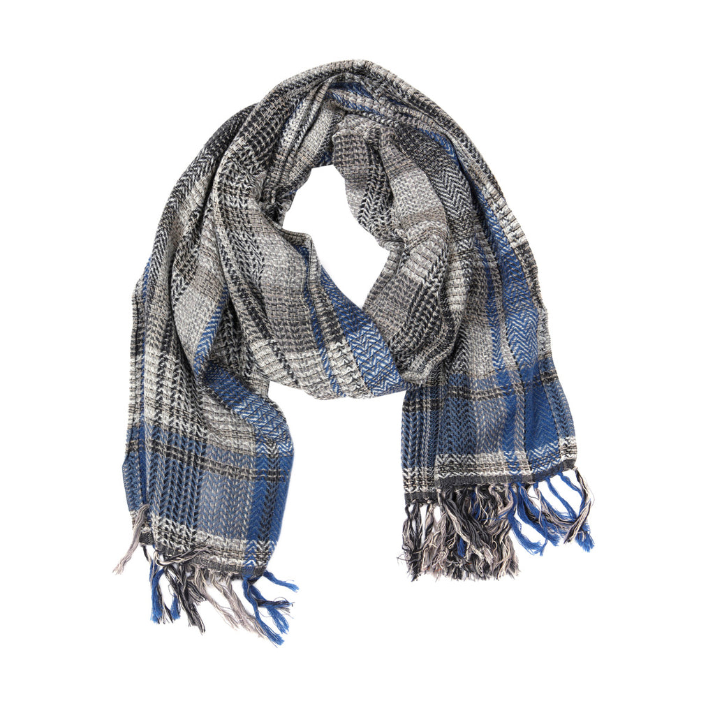 Lucy Scarf Blue and Beige
