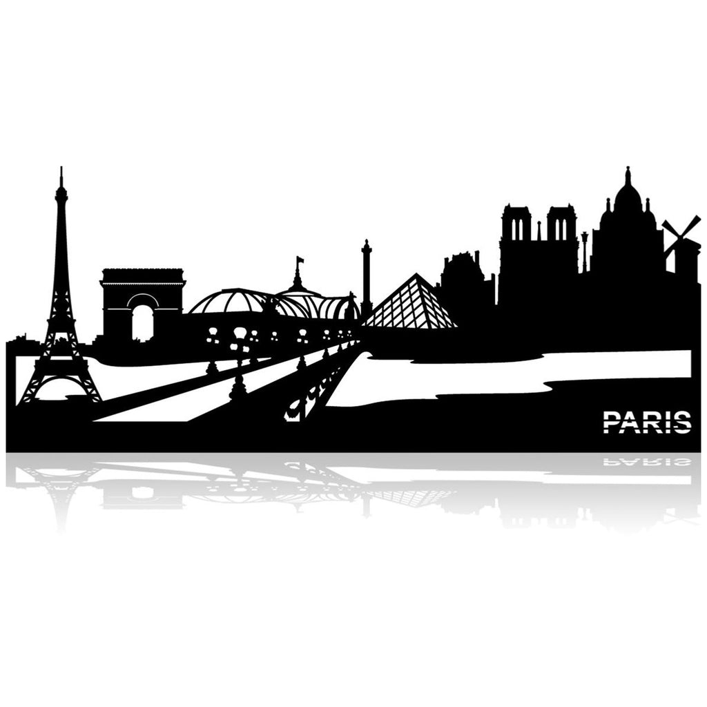 Paris Seine Skyline Cityscape Wall Art