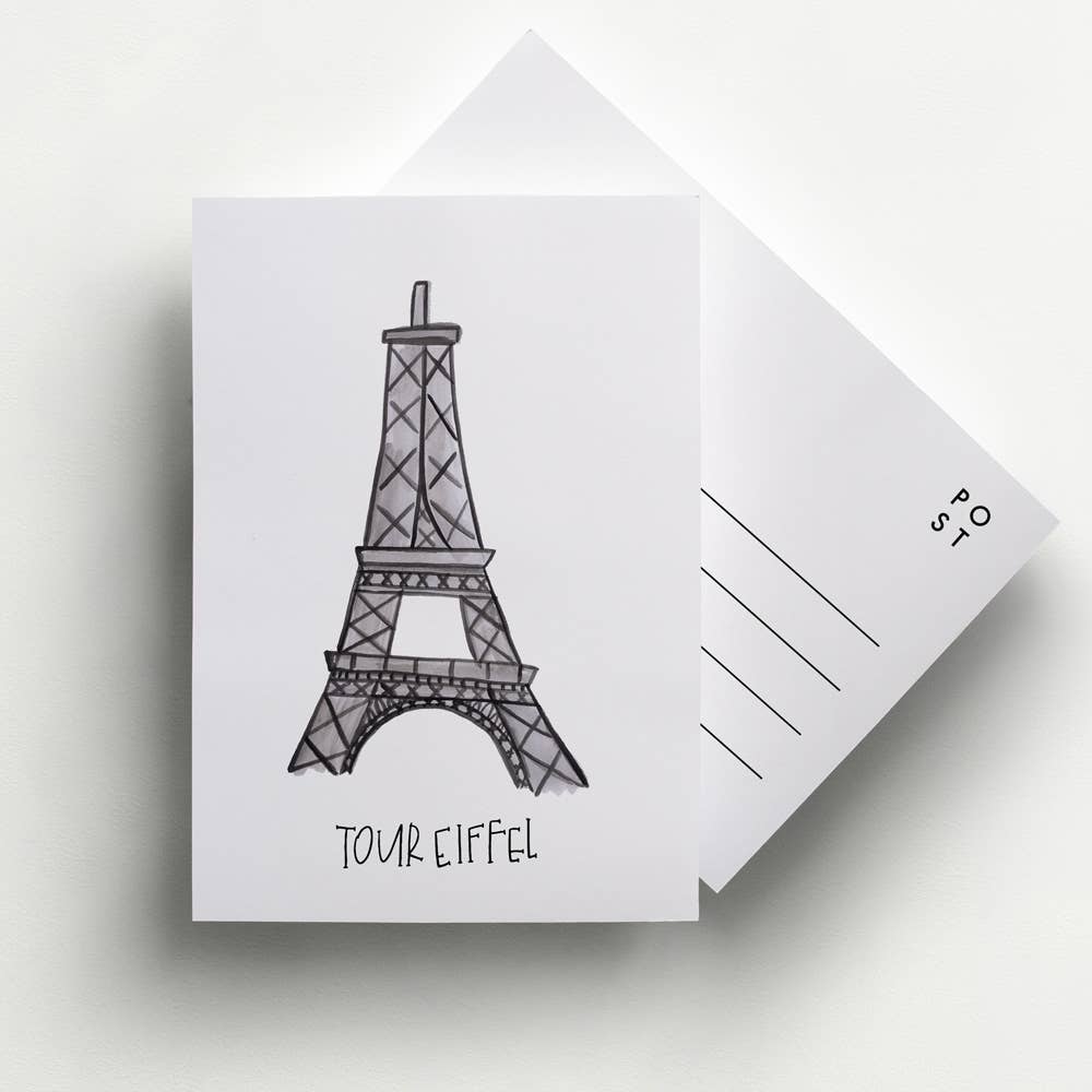 Annie Montgomery Design Tour Eiffel Postcard
