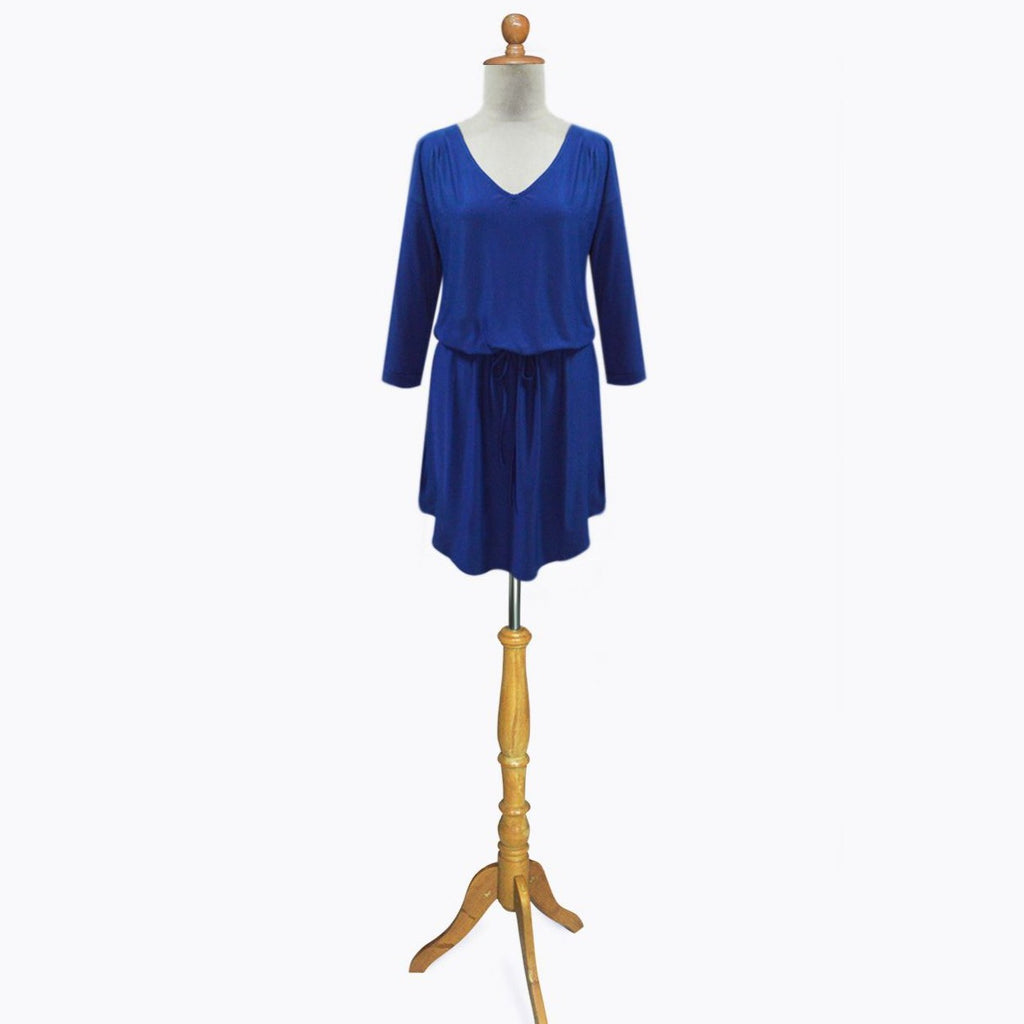 La Mer Luxe Mia Dress in Chambray Blue