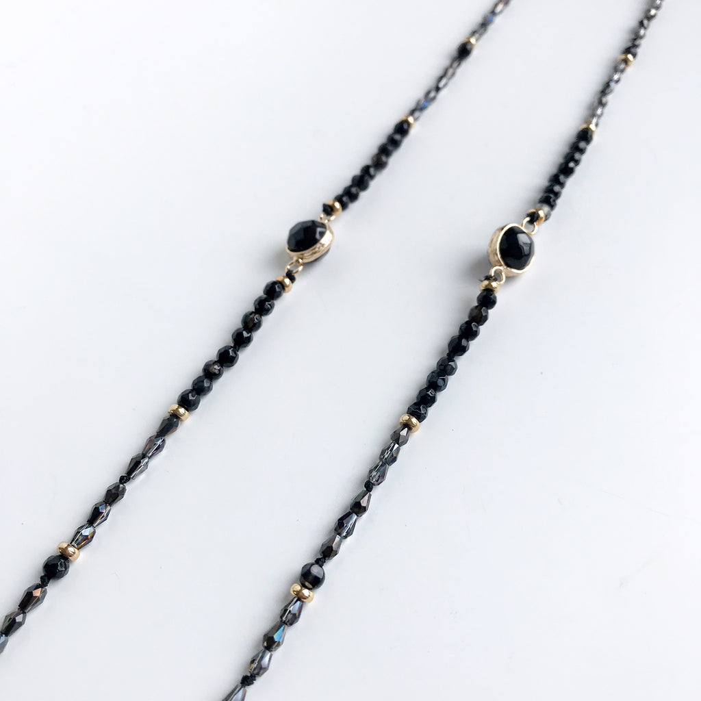 Thyra Black Agate Necklace