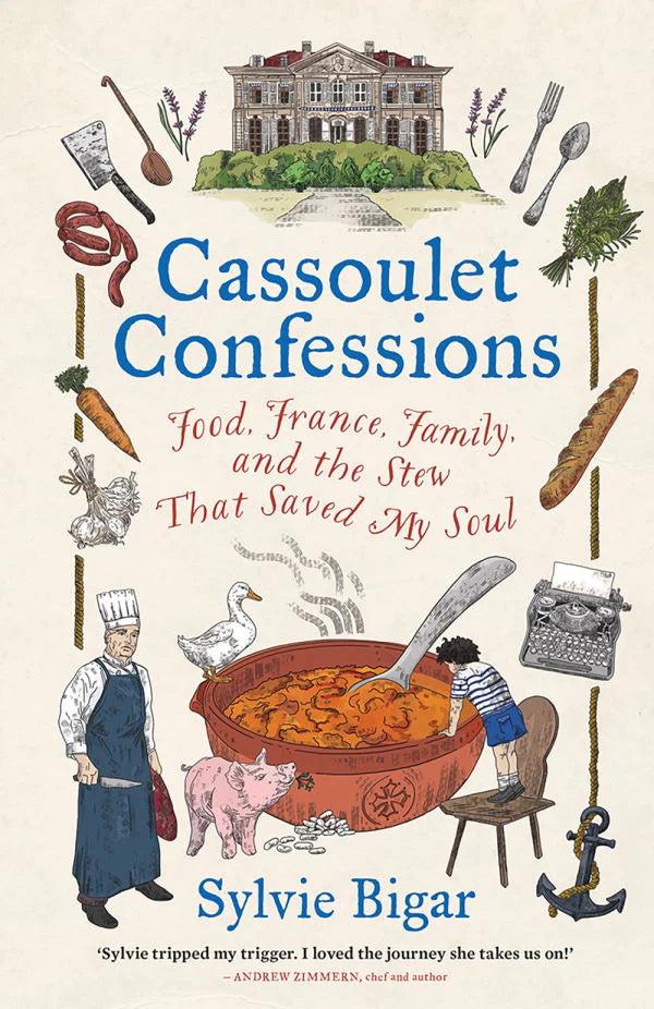 Lavender Hill Designs Boutique and Gift Store Book Club November Read Cassoulet Confessions: Food, France, Family and the Stew That Saved My Soul by Sylvie Bigar