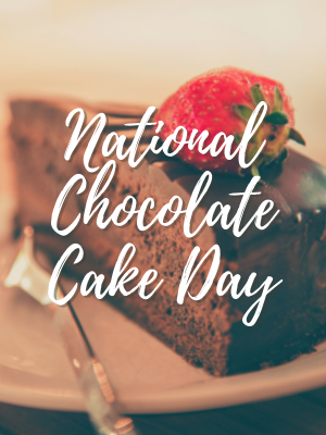 National Chocolate Cake Day Blog Post Cover Photo