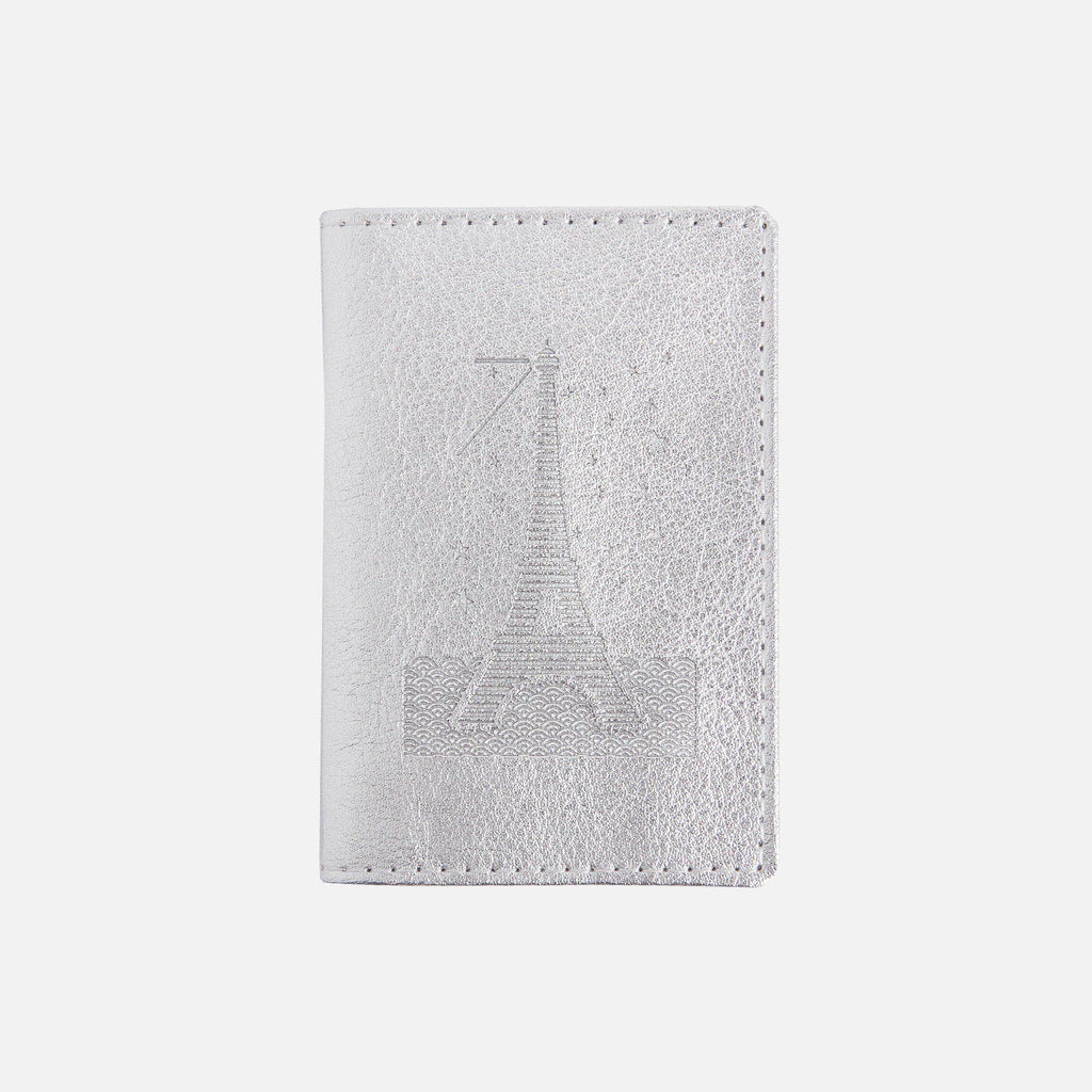 Les Parisettes Silver Paris Eiffel Tower Card Case