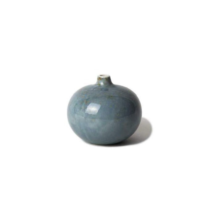Bari Small Vase Light Blue Freckles Lindform