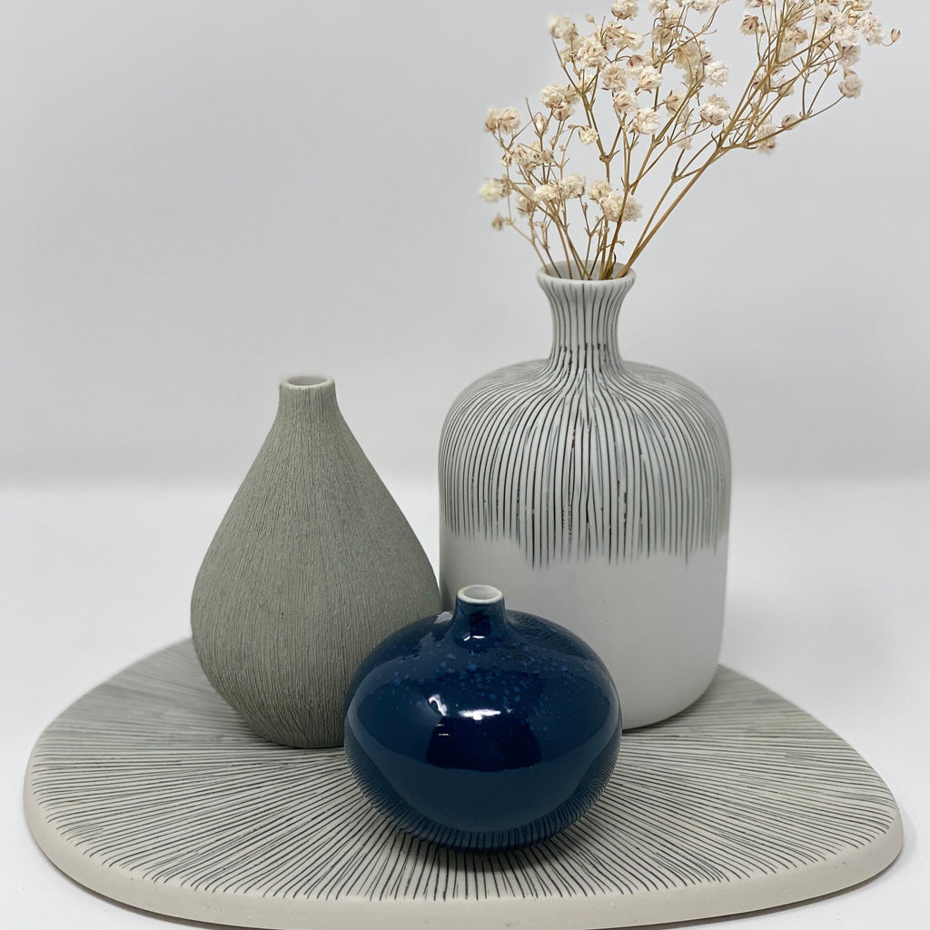 Kobe Vase Light Grey Lindform