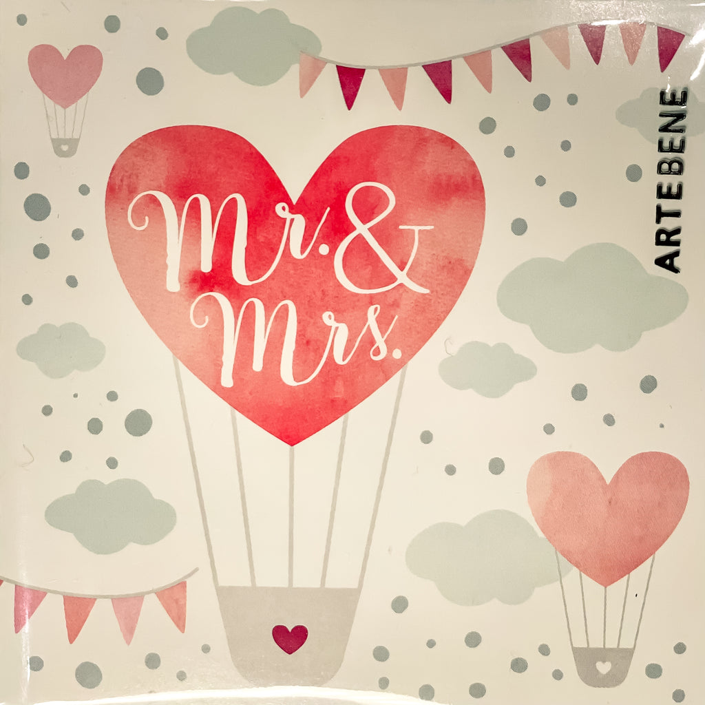 Mr and Mrs Wedding Mini Card