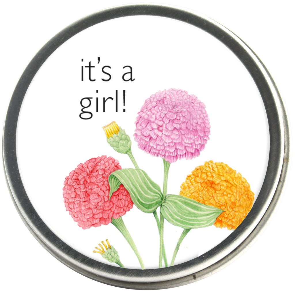 Potting Shed Creations It's a Girl Zinnia Garden Sprinkles Seed Kit