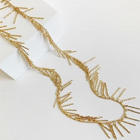 Cher Fringe Necklace Gold